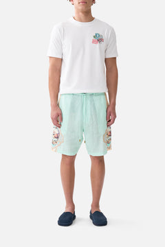 LONG WALK SHORT WITH ELASTIC BACK WITH LOVE FROM TÜRKIYE