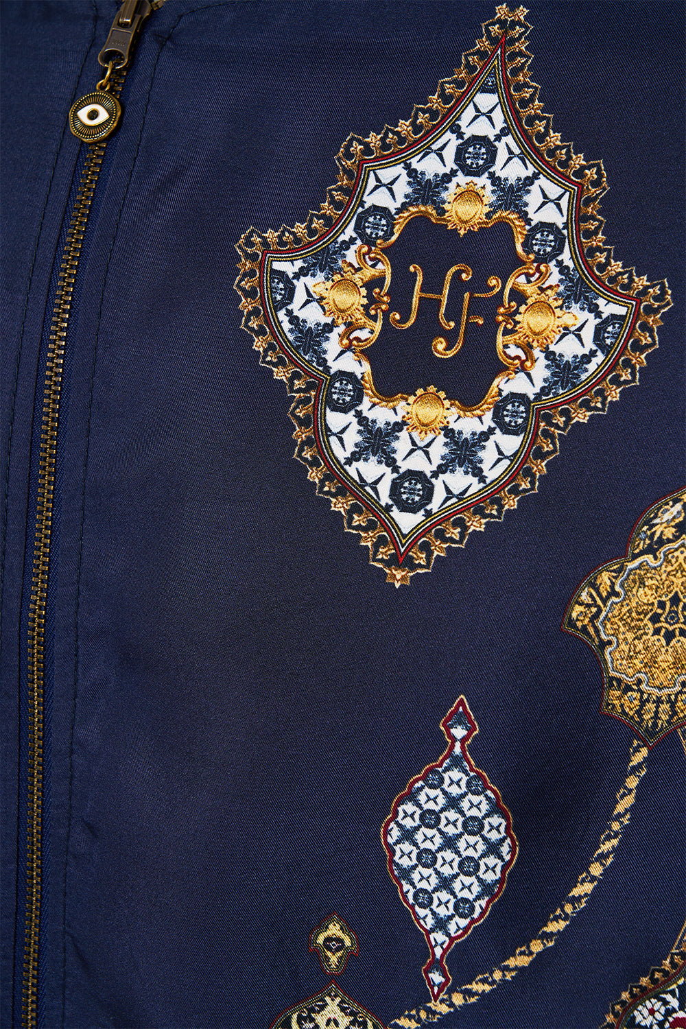 REVERSIBLE ZIP THROUGH BOMBER JACKET THE IMPERIAL GATE