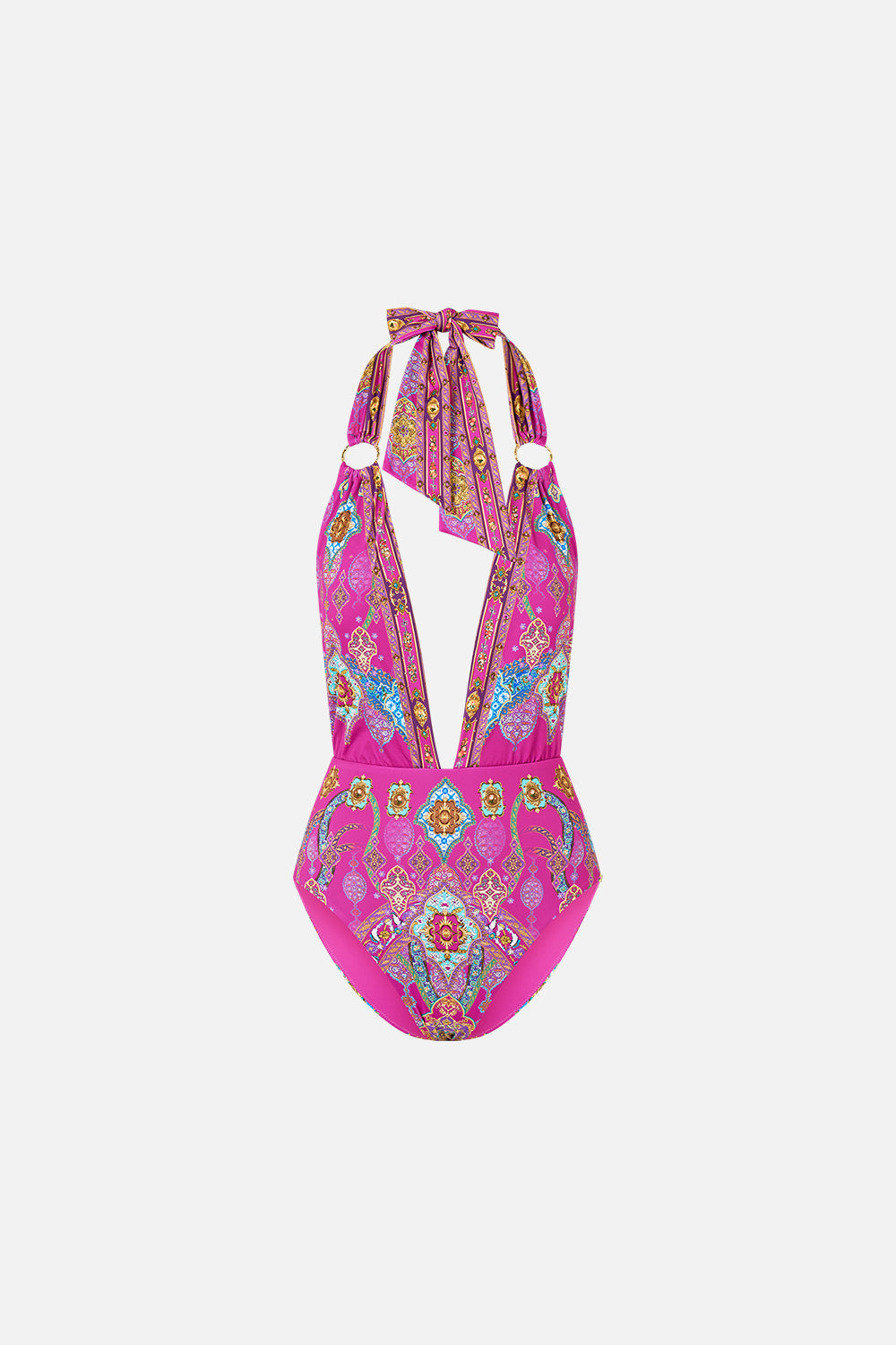 The CAMILLA SCARF CLUTCH BOTANICAL BALLADS in our  print.
