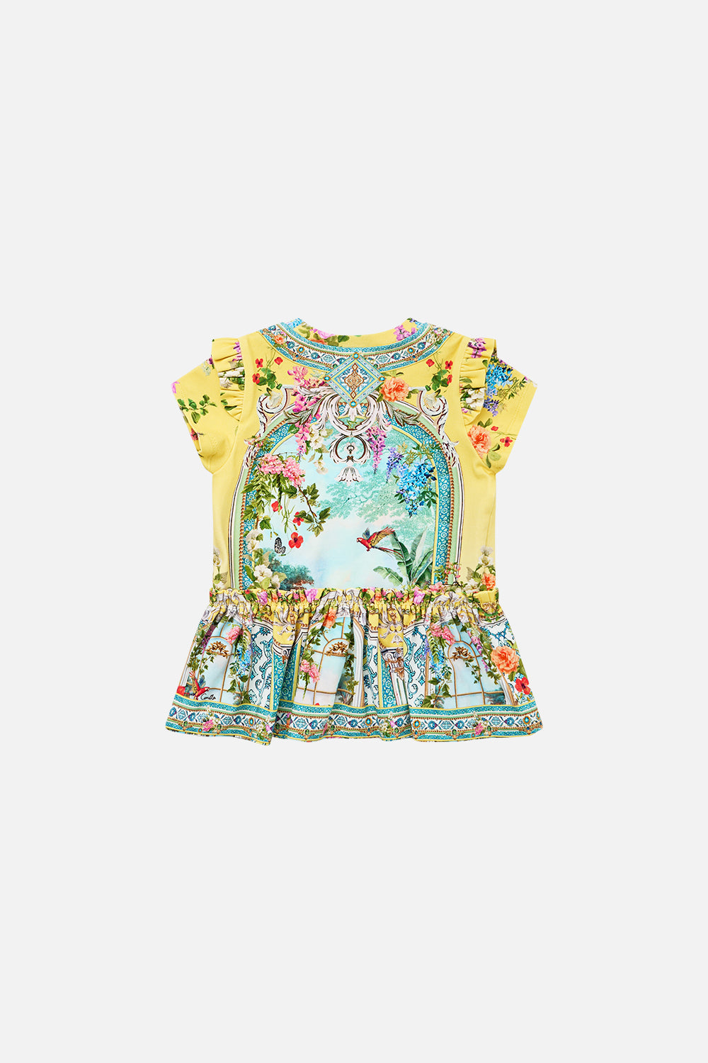 BABIES TEE DRESS WITH FRILL SHOULDER AND HEM TALES OF TOPKAPI PALACE