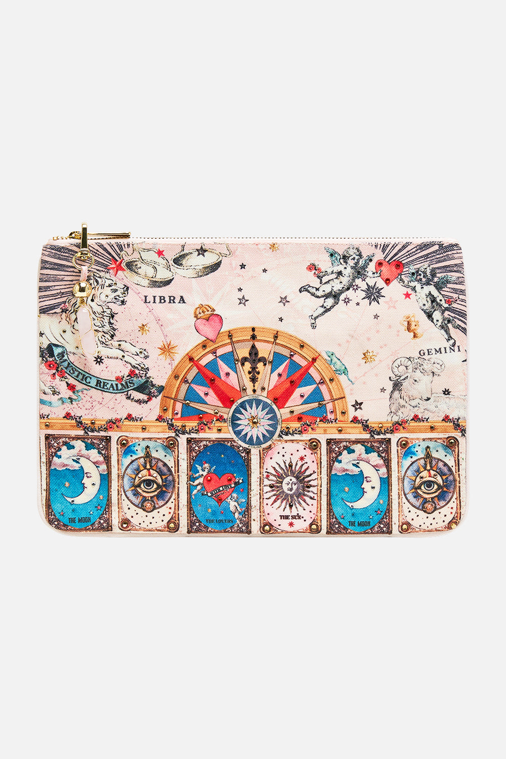 SMALL CANVAS CLUTCH HOUSE OF HOROSCOPES
