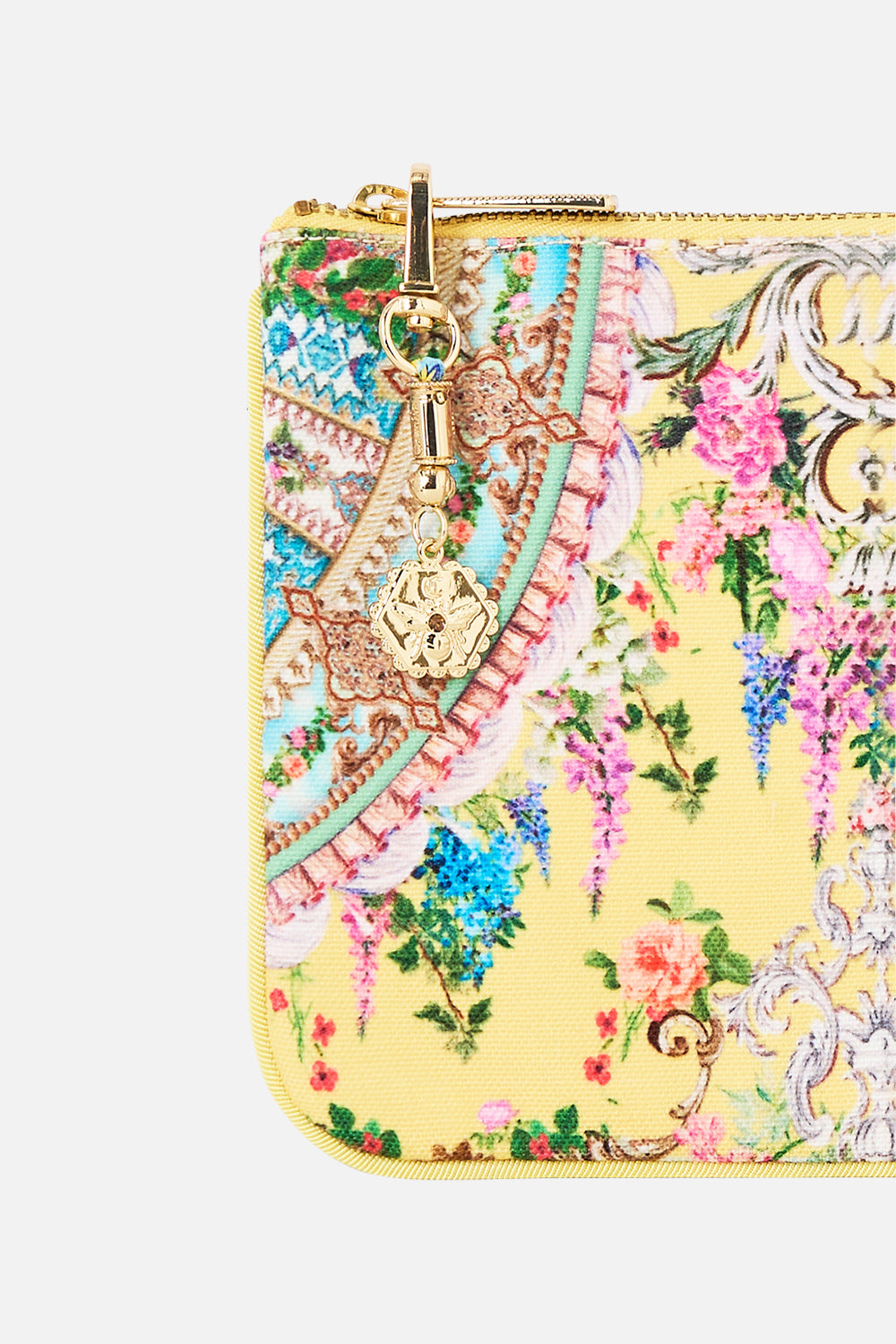 The CAMILLA TIERED SKIRT MINI DRESS PATCHWORK ALCHEMY in our  print.