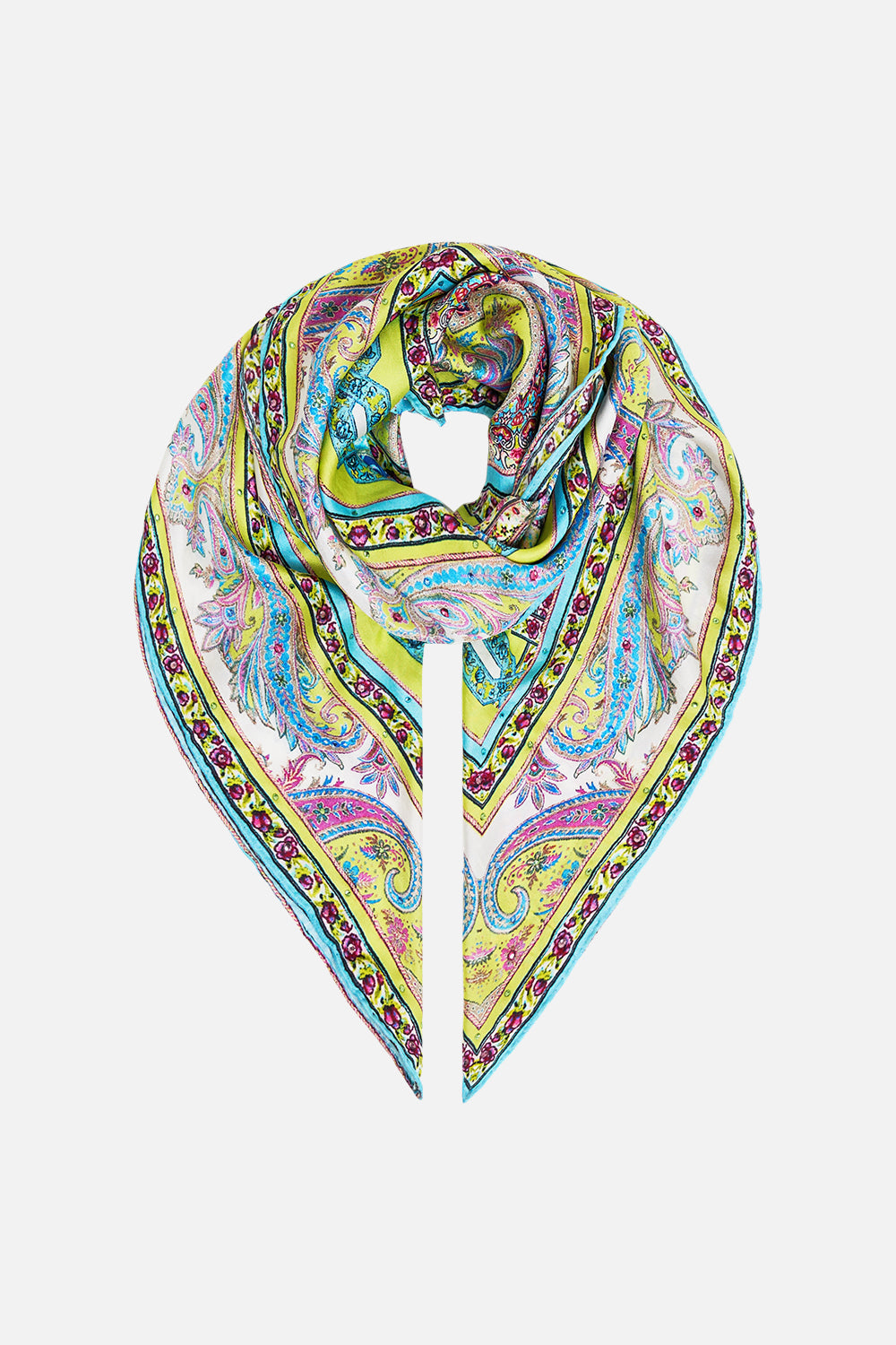 The CAMILLA TIE ONE SHOULDER DRESS COSMIC ZOOLOGY in our  print.
