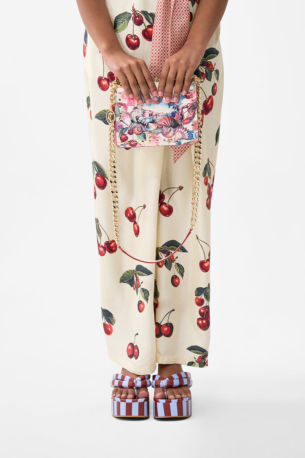 The CAMILLA SHORT SLEEVE CAMP COLLARED SHIRT THE IMPERIAL GATE in our  print.