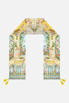 LONG SILK CRINKLE CHIFFON SCARF TALES OF TOPKAPI PALACE