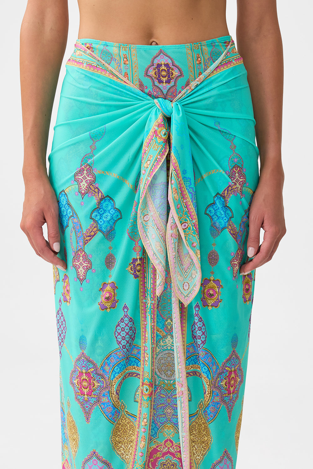 The CAMILLA DROP SLEEVE PANELLED JACKET IF THESE TILES COULD TALK in our  print.