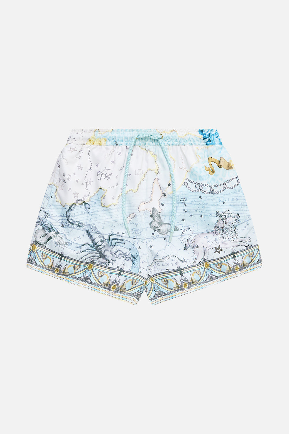 BOYS MID LENGTH BOARDSHORT W ELASTIC WAIST MY LUCKY STARS