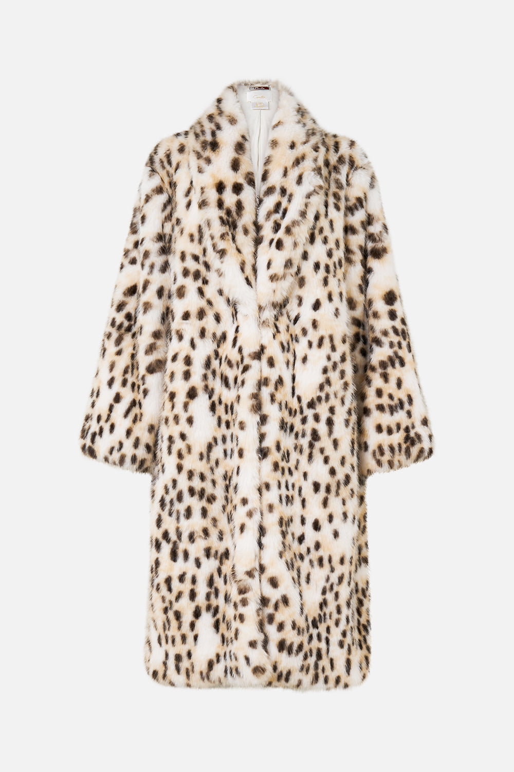 The CAMILLA TIERED SHORT DRESS WITH NECK FRILL SOAP OPERA in our  print.