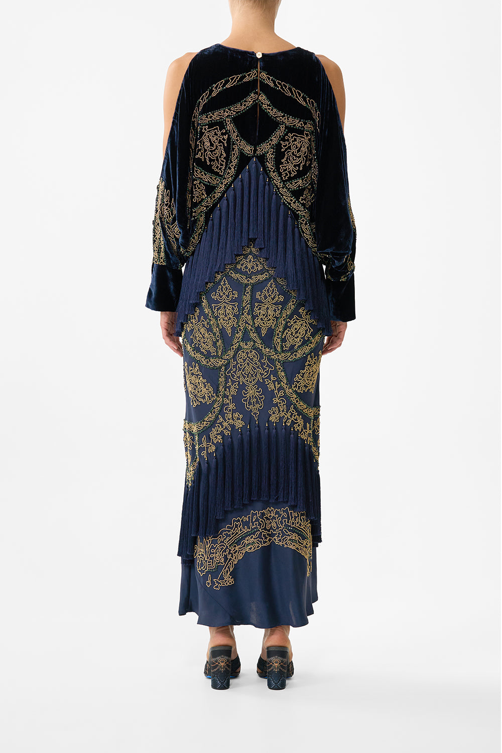 The CAMILLA LEGGINGS OTTOMAN ELEGANCE in our  print.