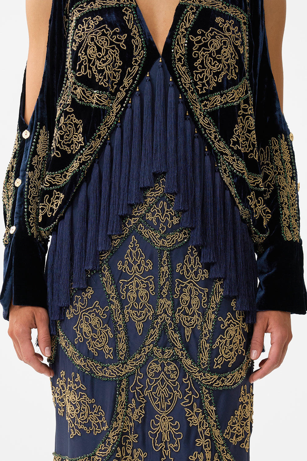 The CAMILLA LEGGINGS OTTOMAN ELEGANCE in our  print.