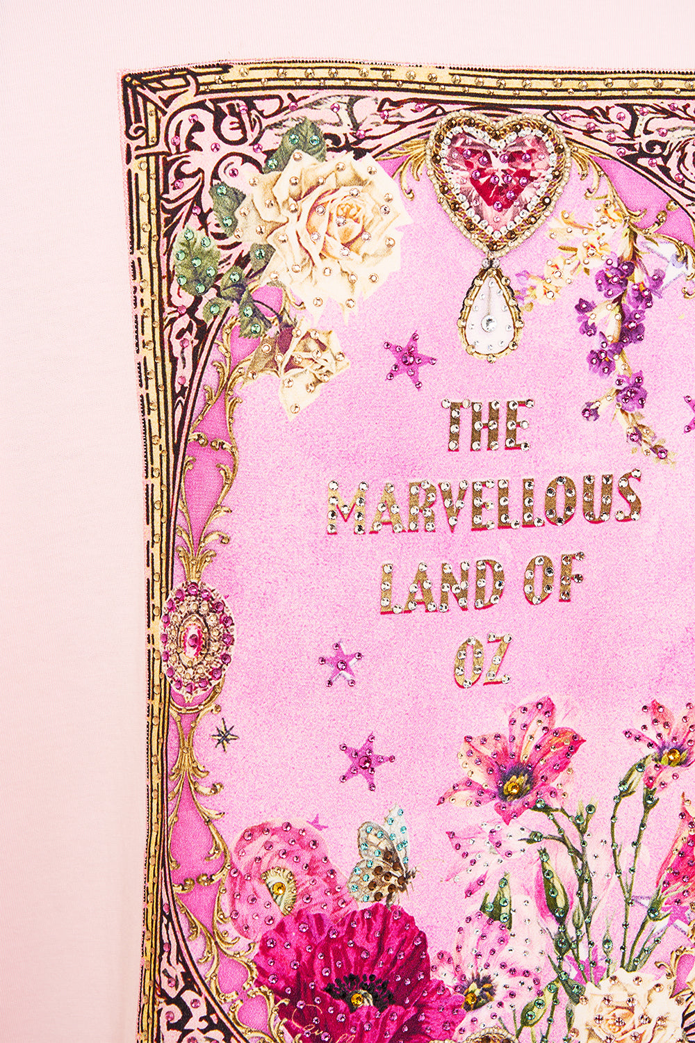 OVERSIZED BAND TEE- PINK TOTALLY OZMOPOLITAN