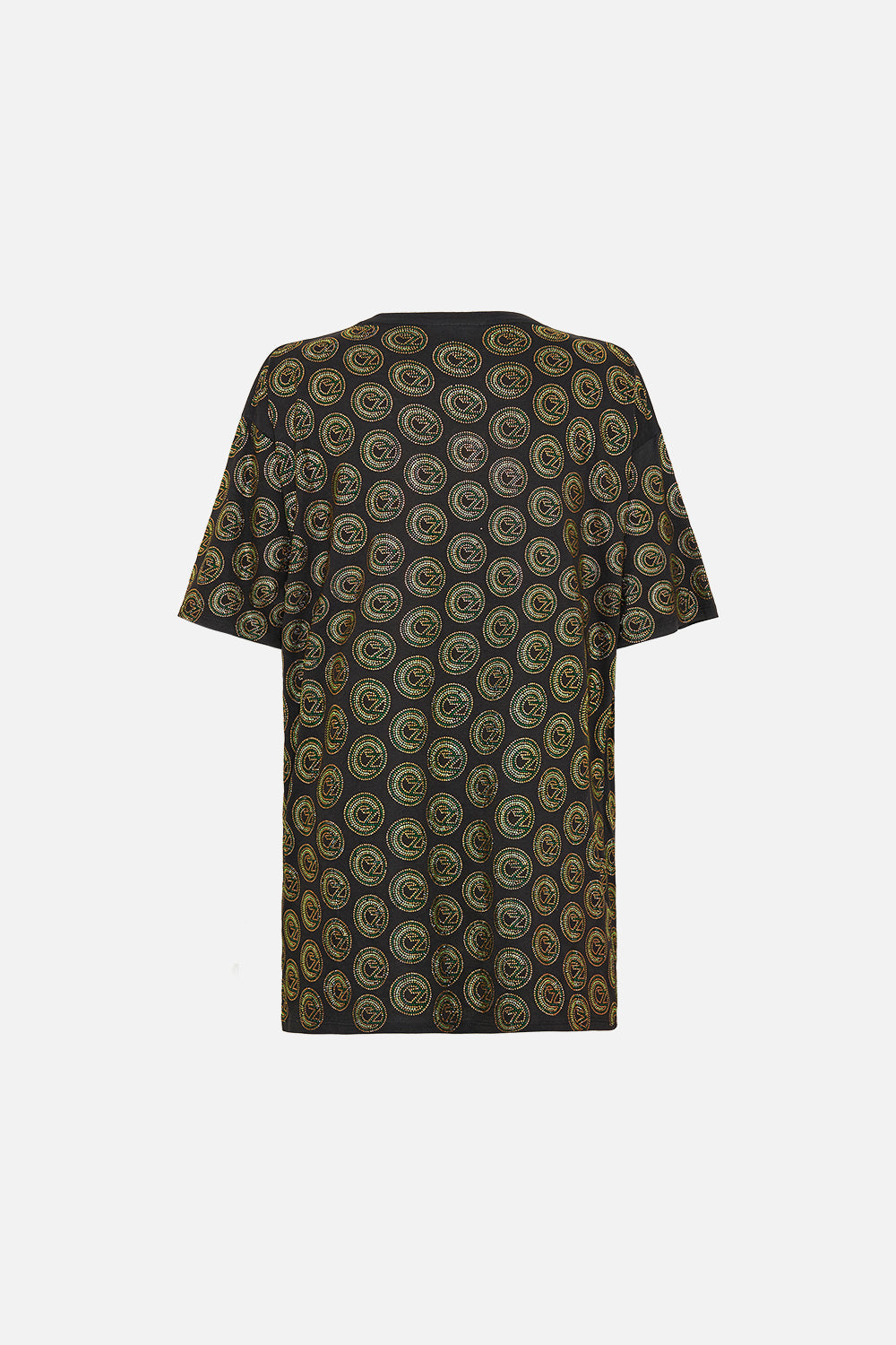 OVERSIZED BAND TEE- BLACK DEFY GRAVITY