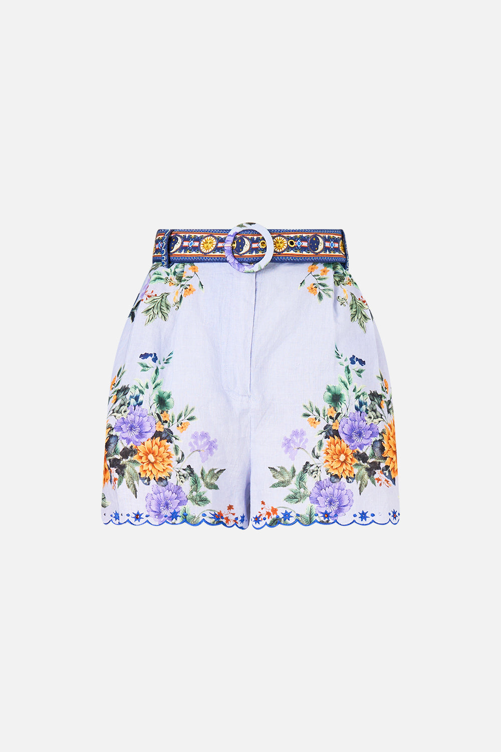 The CAMILLA Tuck Front Short in our Luscious In Lisbon print.