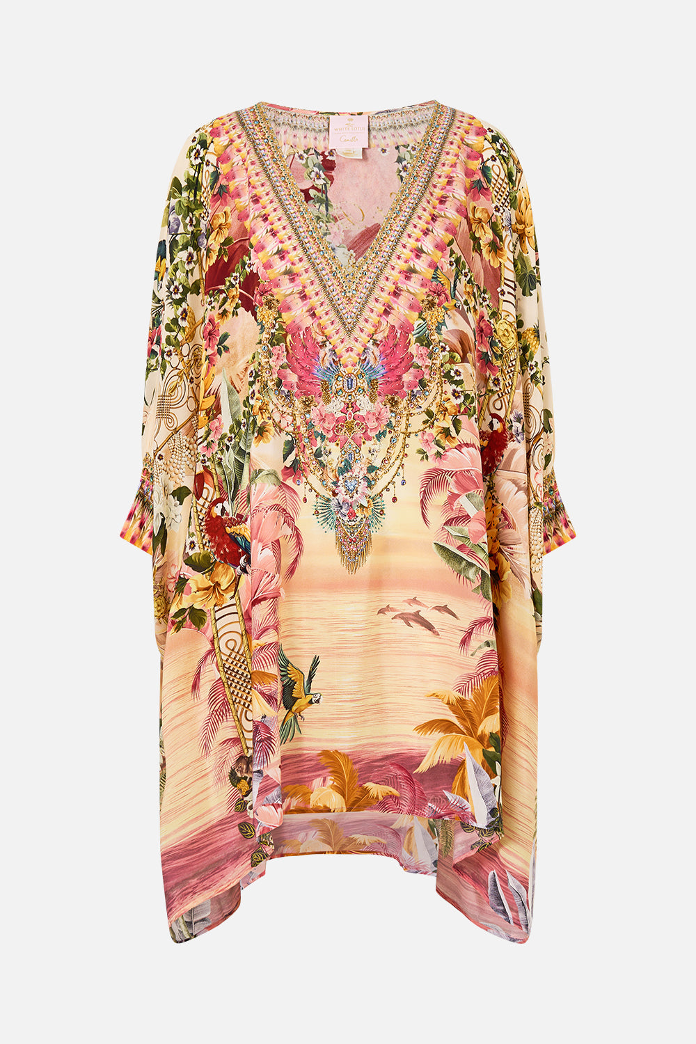 SHORT KAFTAN WITH CUFF WELCOME TO THE WHITE LOTUS