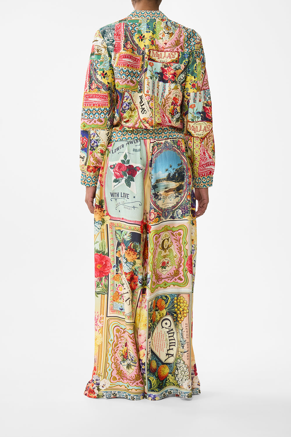 The CAMILLA Bomber Jacket in our Soap Opera print.