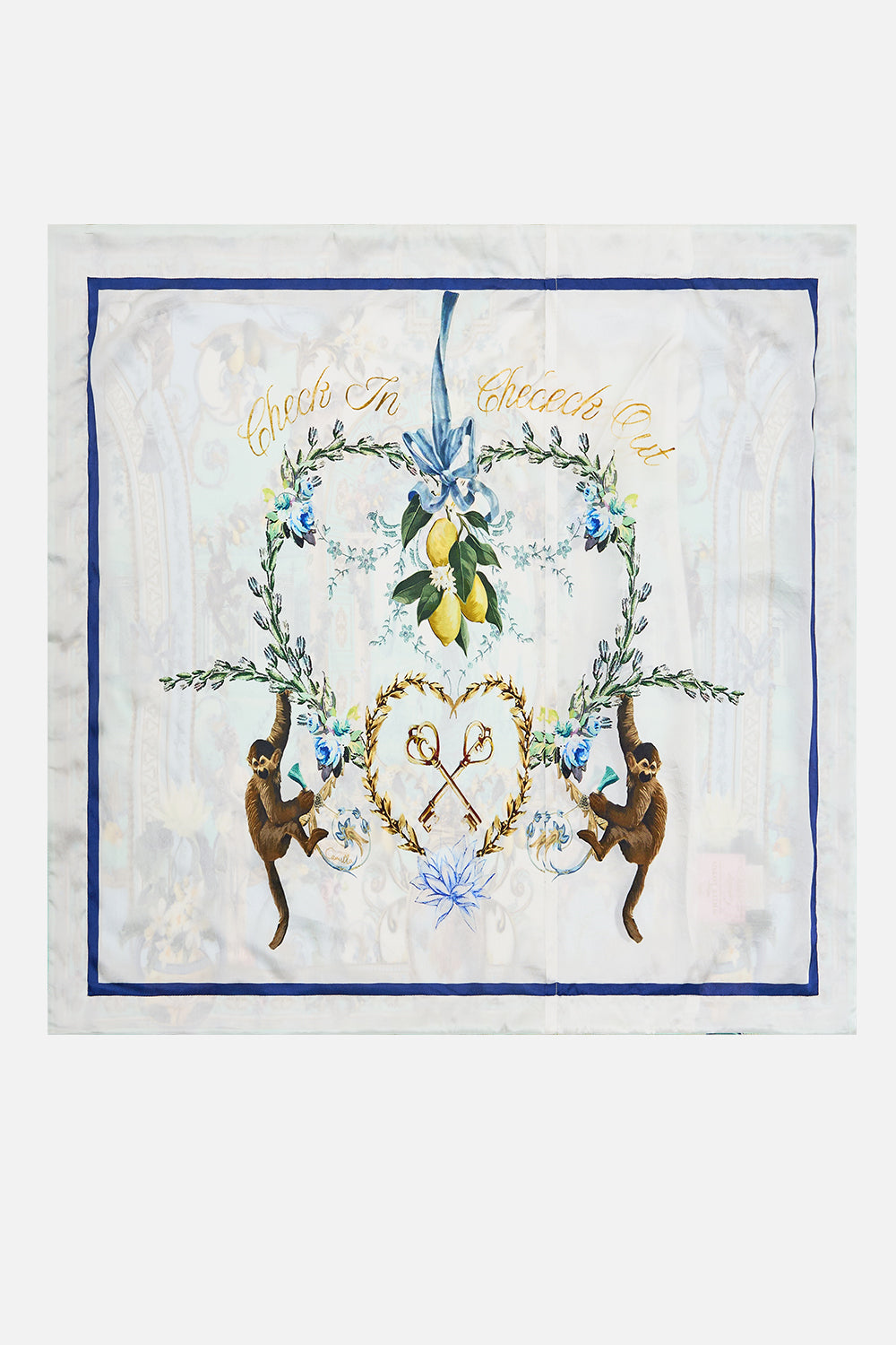 EYE MASK WITH TASSELS AND PILLOW CASE VENUS ON A VESPA