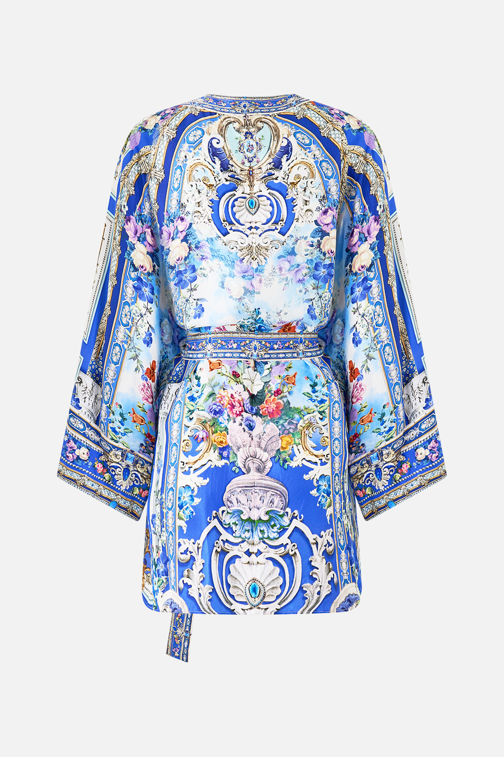 The CAMILLA SCALLOPED EDGE LAYER THE BOSPHOROUS in our THE BOSPHOROUS print.