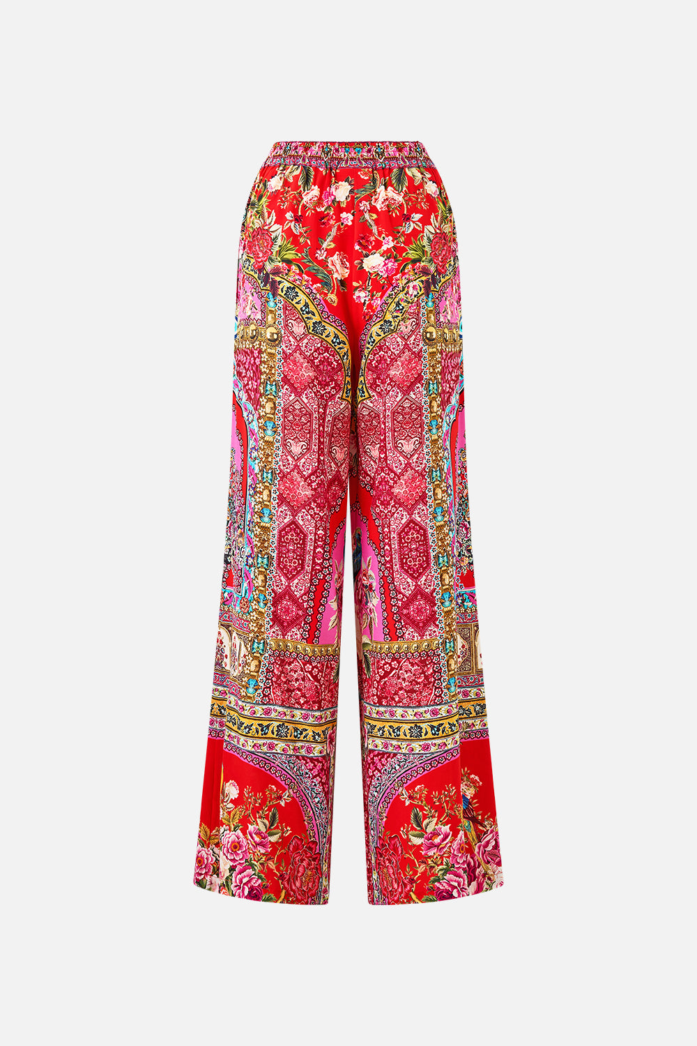 The CAMILLA DETACHABLE PUSSY BOW RAGLAN BLOUSE DARLING BUDS in our DARLING BUDS print.