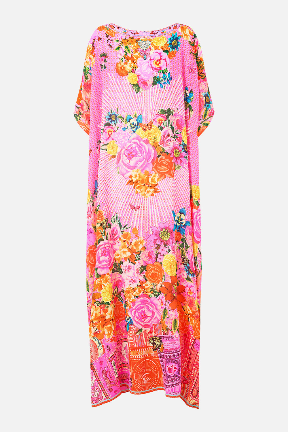 The CAMILLA LACE TUCK FRONT SHORT KAPADOKYA KITSCH in our  print.