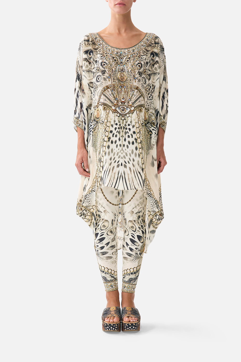 SCOOP BACK HEM DRESS LADY LIONHEART