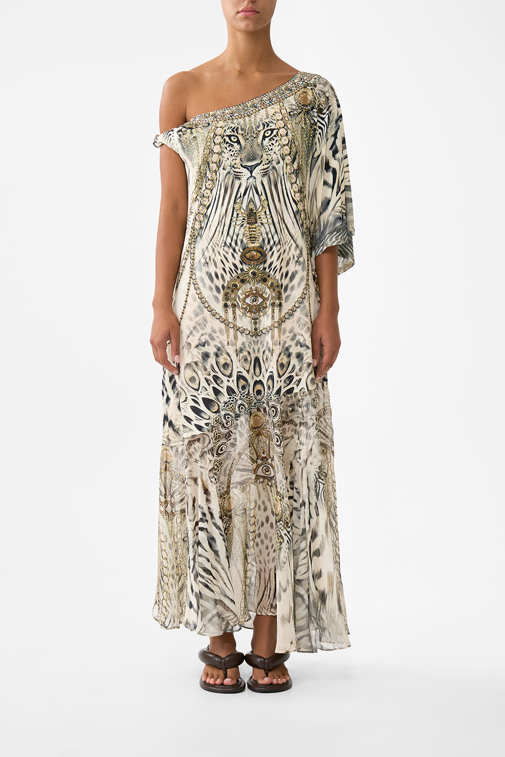 The CAMILLA LOUNGE PANT SULTANS AND QUEENS in our SULTANS AND QUEENS print.