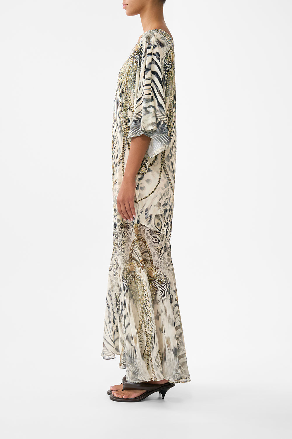 The CAMILLA LOUNGE PANT SULTANS AND QUEENS in our  print.