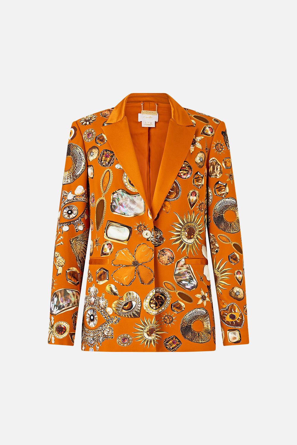 SINGLE BREASTED PEAK COLLAR BLAZER TALISMANS OF TURKIYE