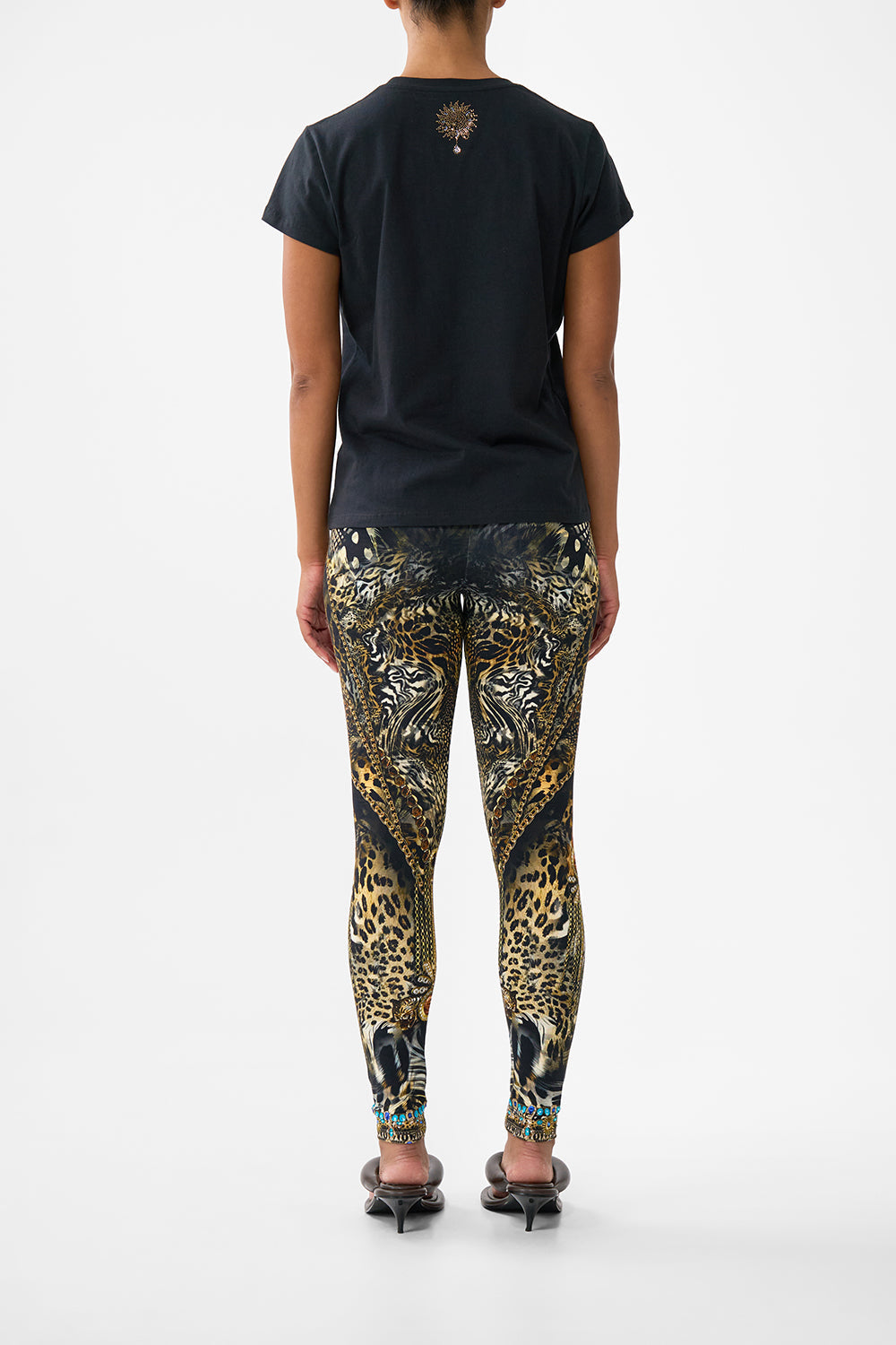 The CAMILLA BUTTON WAIST PLAYSUIT OTTOMAN OPULENCE in our  print.