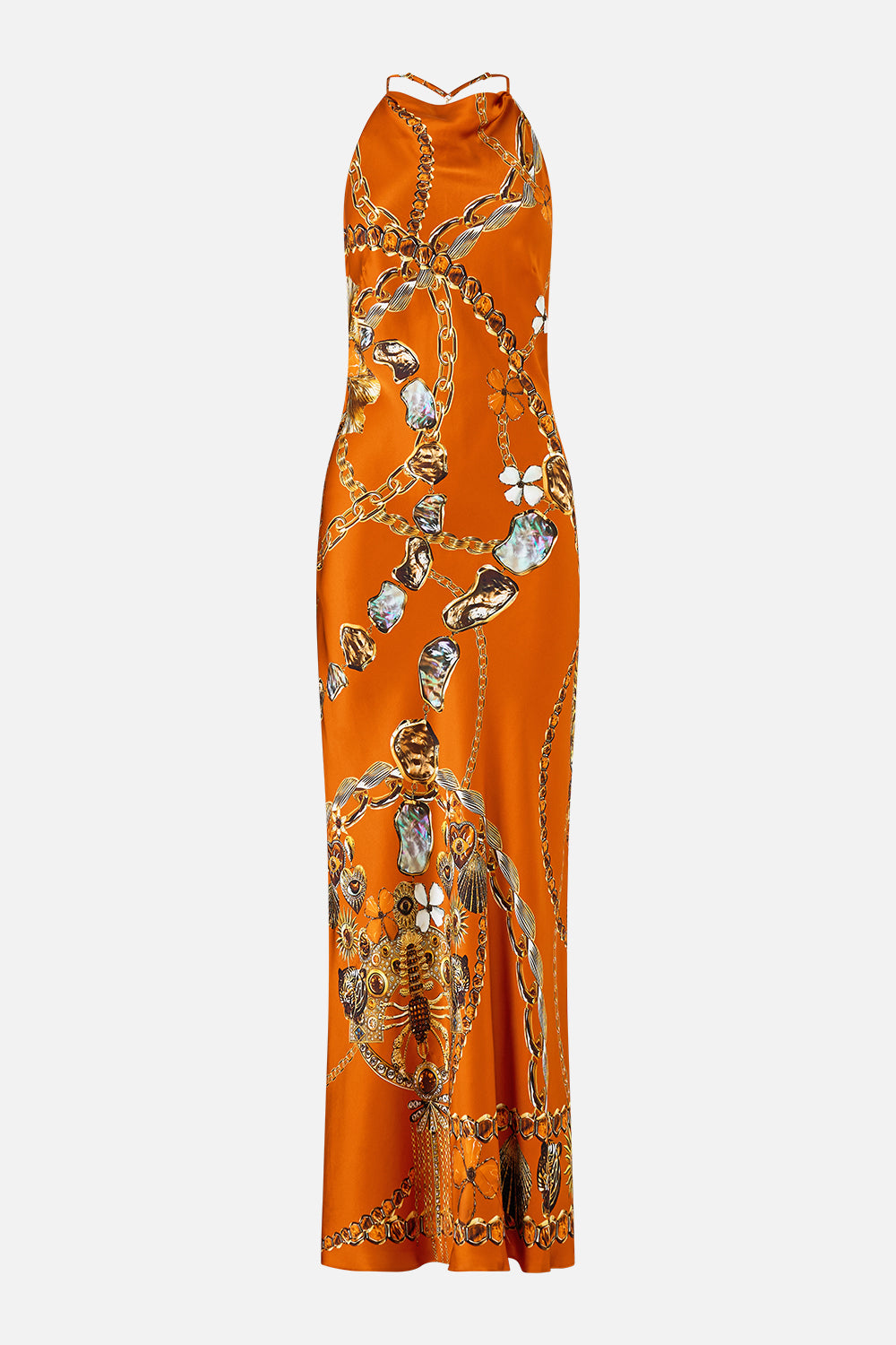 The CAMILLA UNDERWIRE SQUARE NECK ONE PIECE WITH SCOOP BACK TOTEMS AND TREASURES in our  print.