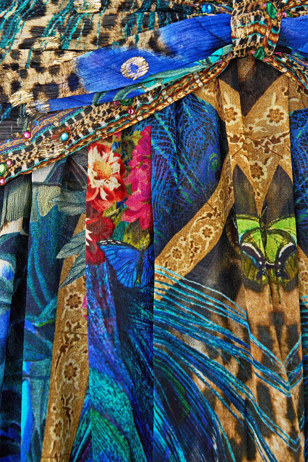 The CAMILLA PYJAMA SHIRT TWILIGHT IN ISTANBUL in our  print.