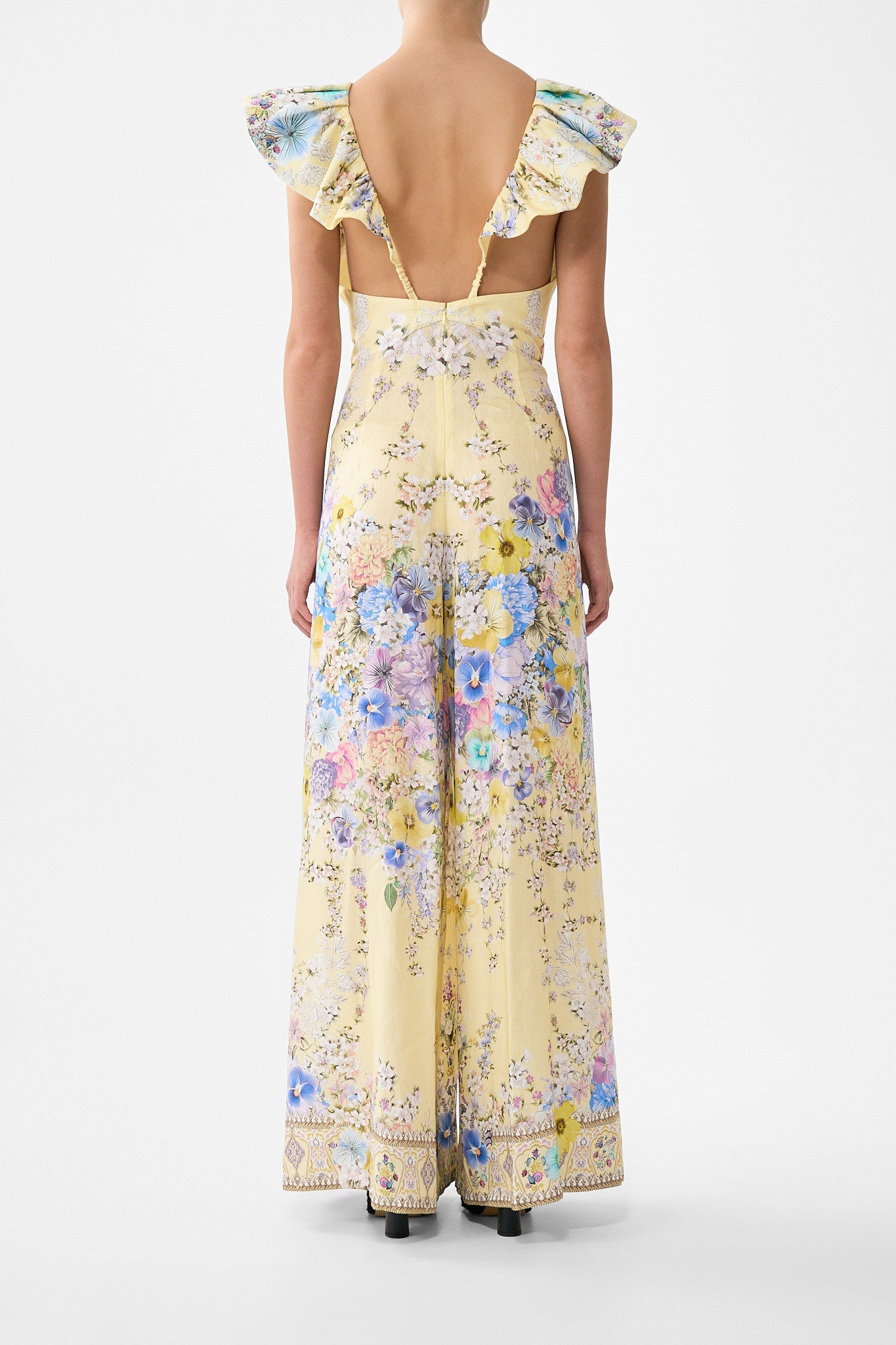 The CAMILLA T-BACK SHOESTRING TOP PAPERS AND CURIOUS CAPERS in our  print.