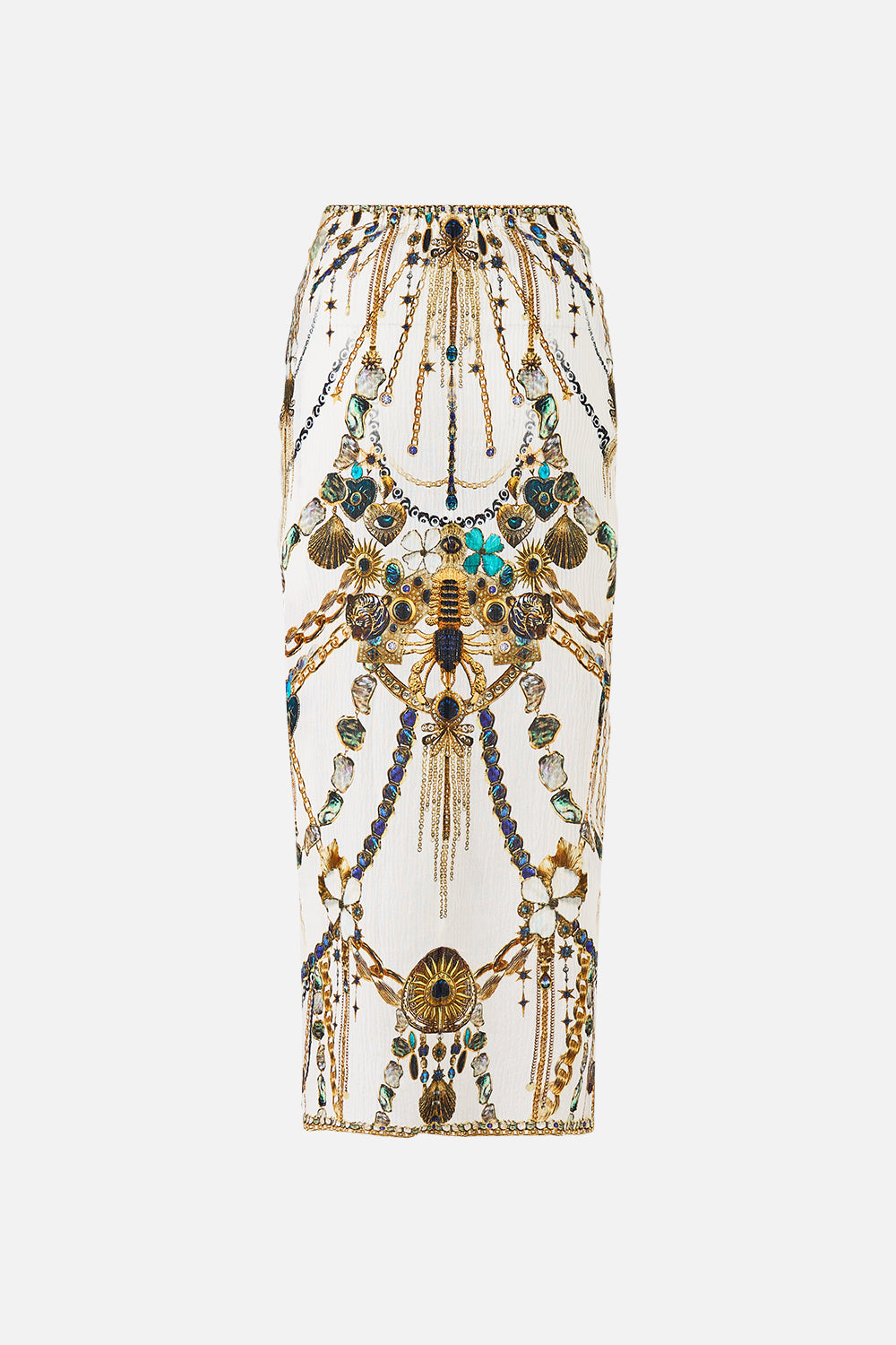 TIE FRONT SKIRT CHAIN GANG