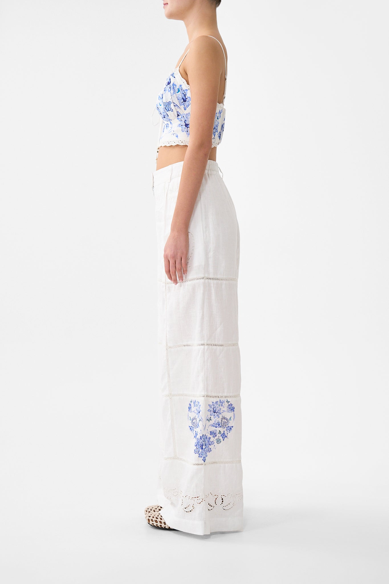 The CAMILLA WIDE STRAP SUNDRESS KAPADOKYA KITSCH in our  print.