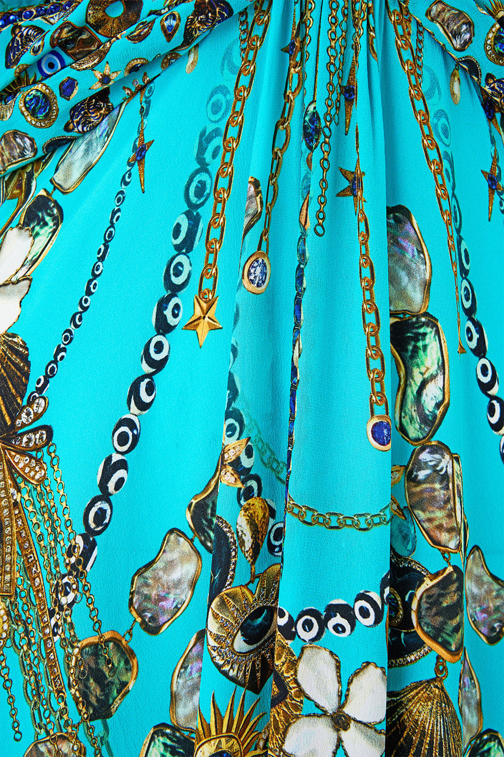 TWIST FRONT WAISTED DRESS TOTEMS AND TREASURES