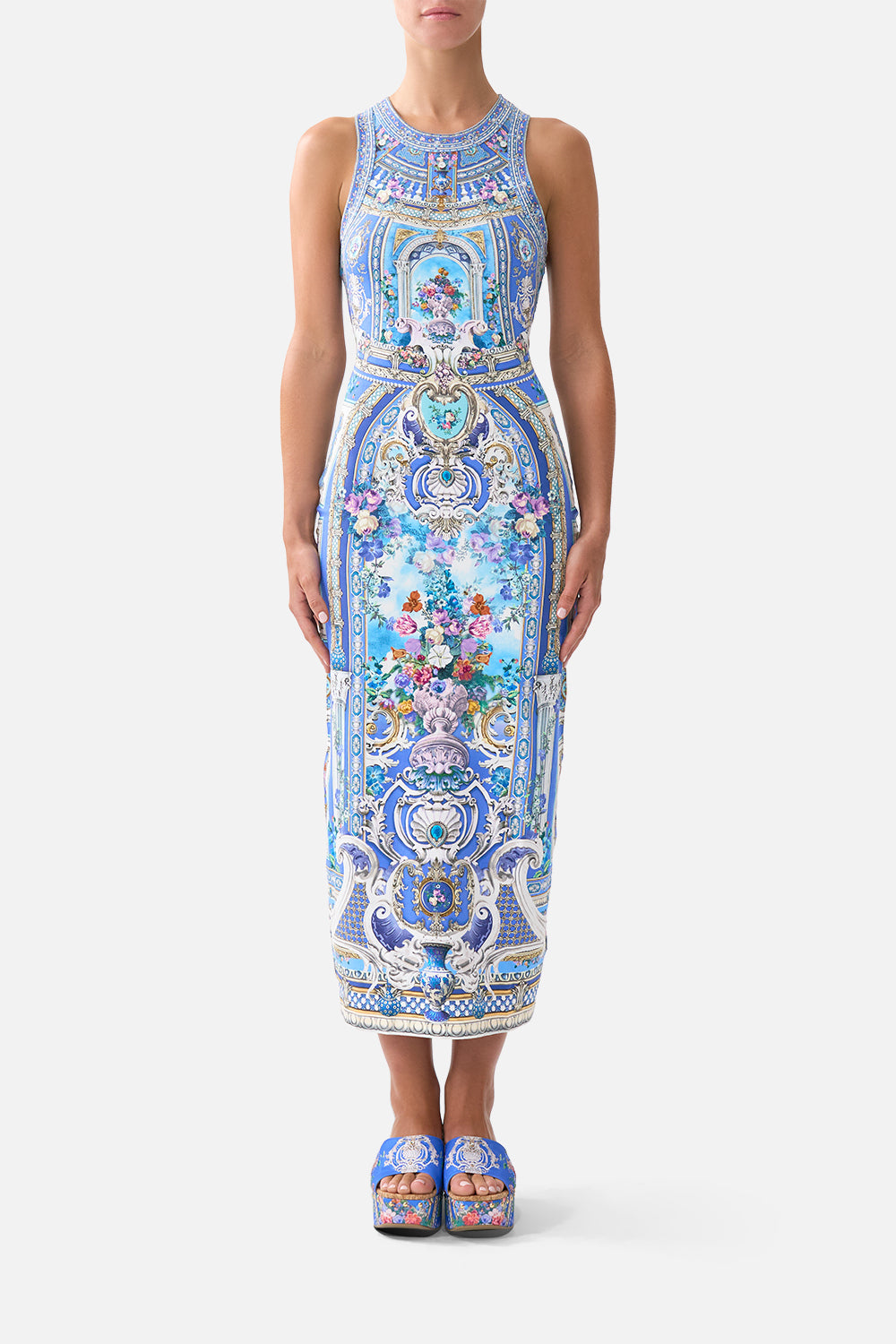 JERSEY TANK DRESS OTTOMAN OPULENCE