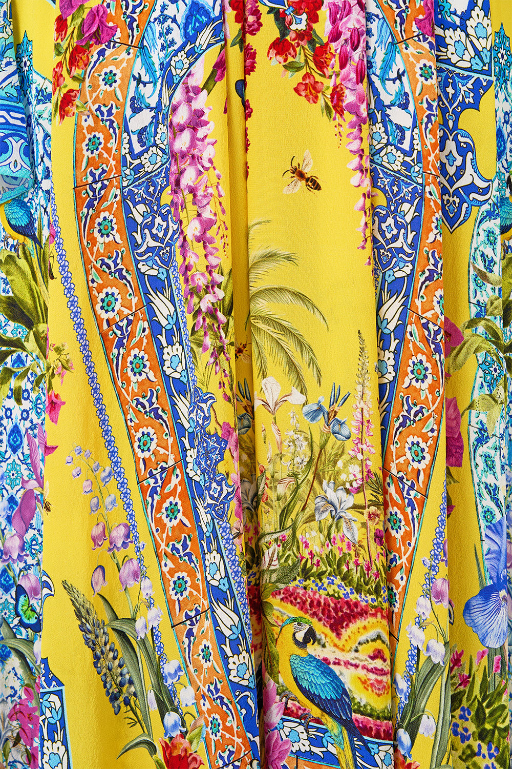 The CAMILLA LACE UP UNDERWIRE MOULDED CUP ONE PIECE SULTANS AND QUEENS in our  print.