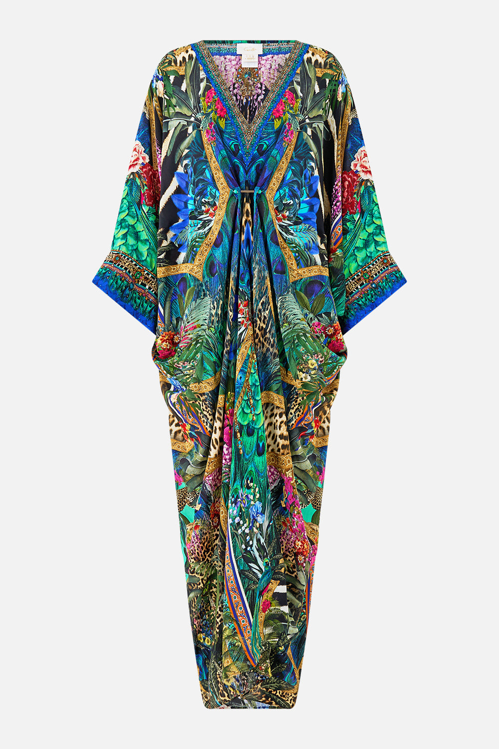 The CAMILLA MID LENGTH BOARDSHORT WITH ELASTIC WAIST THEY CALLED HER NEFERTARI in our  print.