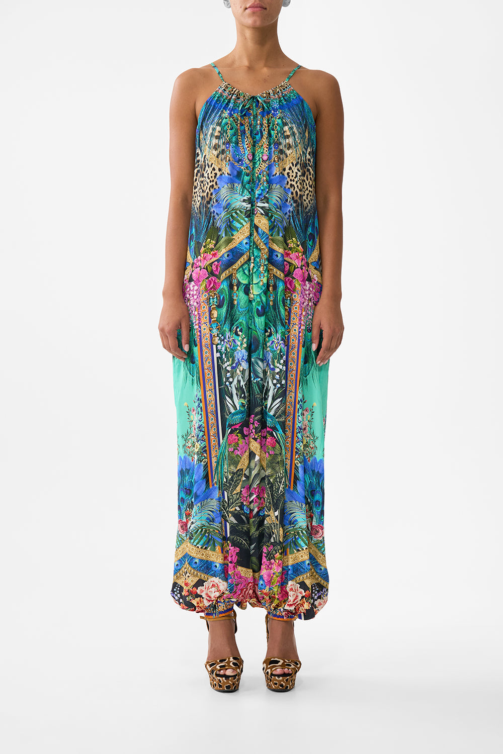The CAMILLA SCALLOPED EDGE LAYER TWILIGHT IN ISTANBUL in our TWILIGHT IN ISTANBUL print.