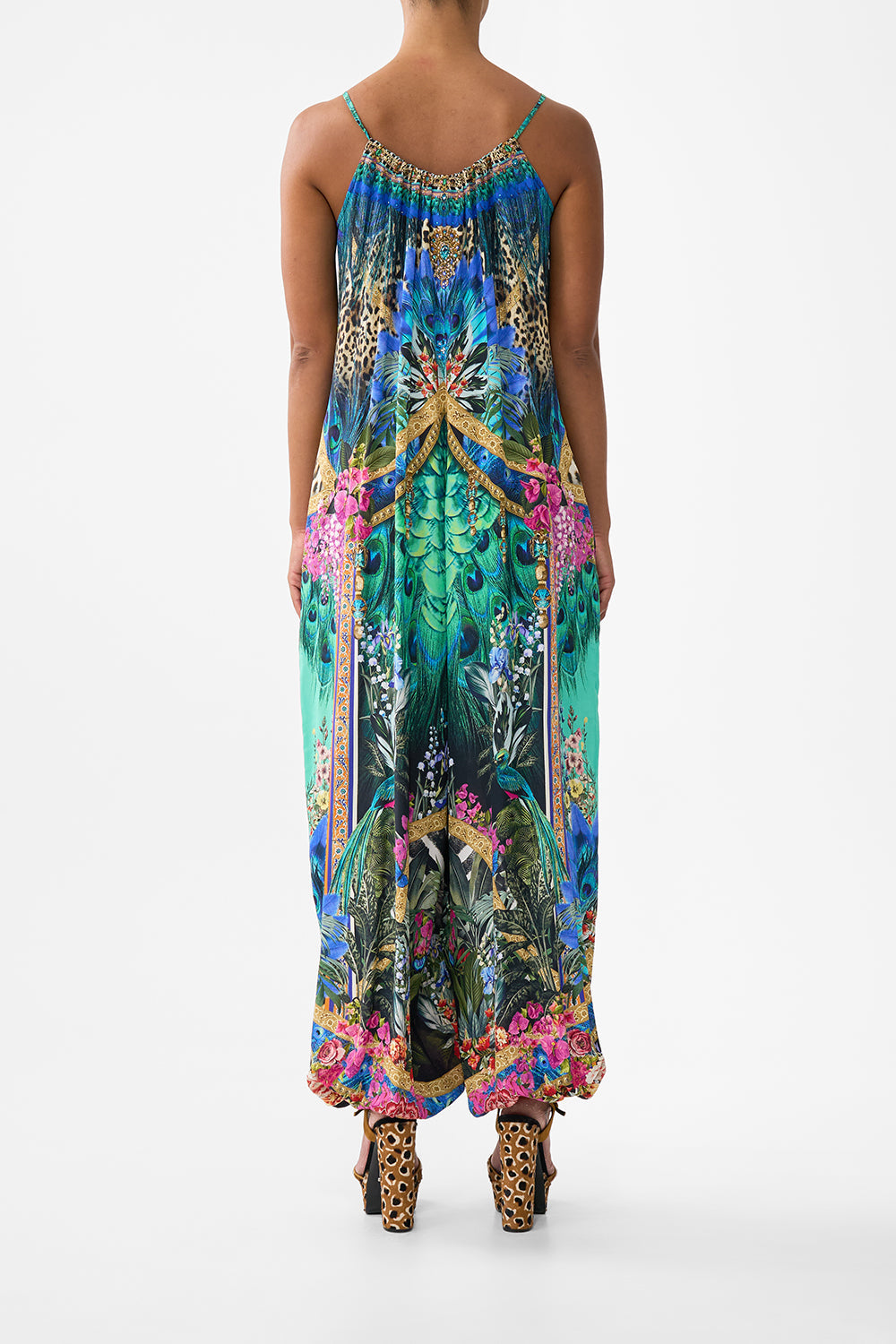 The CAMILLA SCALLOPED EDGE LAYER TWILIGHT IN ISTANBUL in our  print.