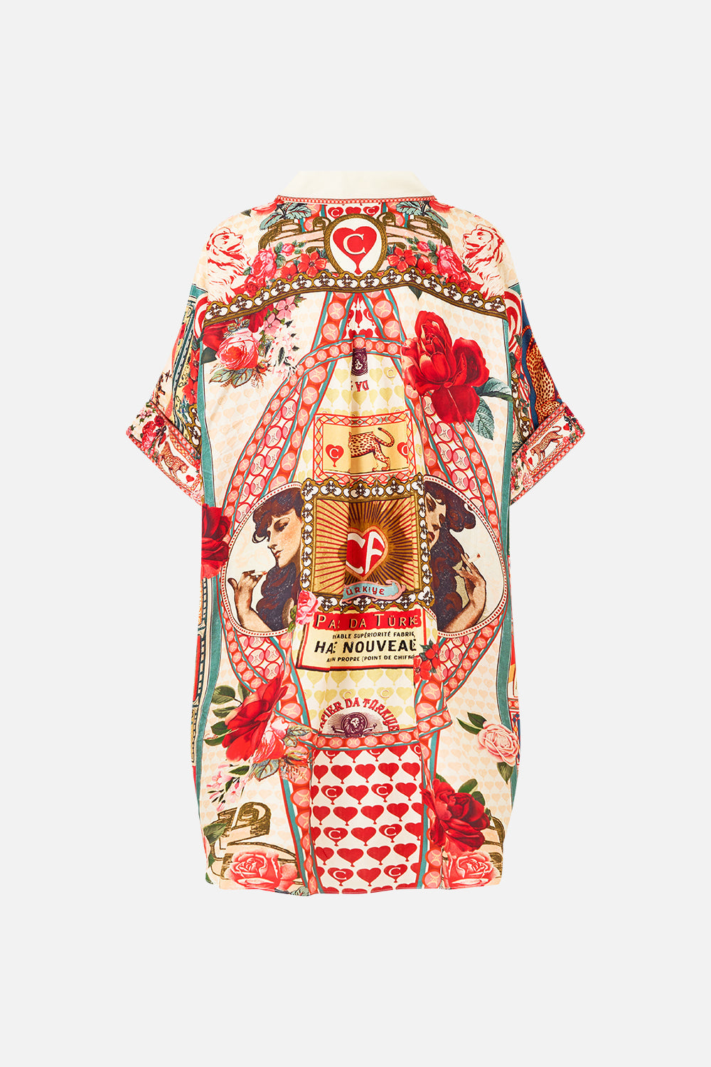 The CAMILLA KIDS STRAPPY FLOWY PLAYSUIT W SHIRRED BODICE DARLING BUDS in our  print.