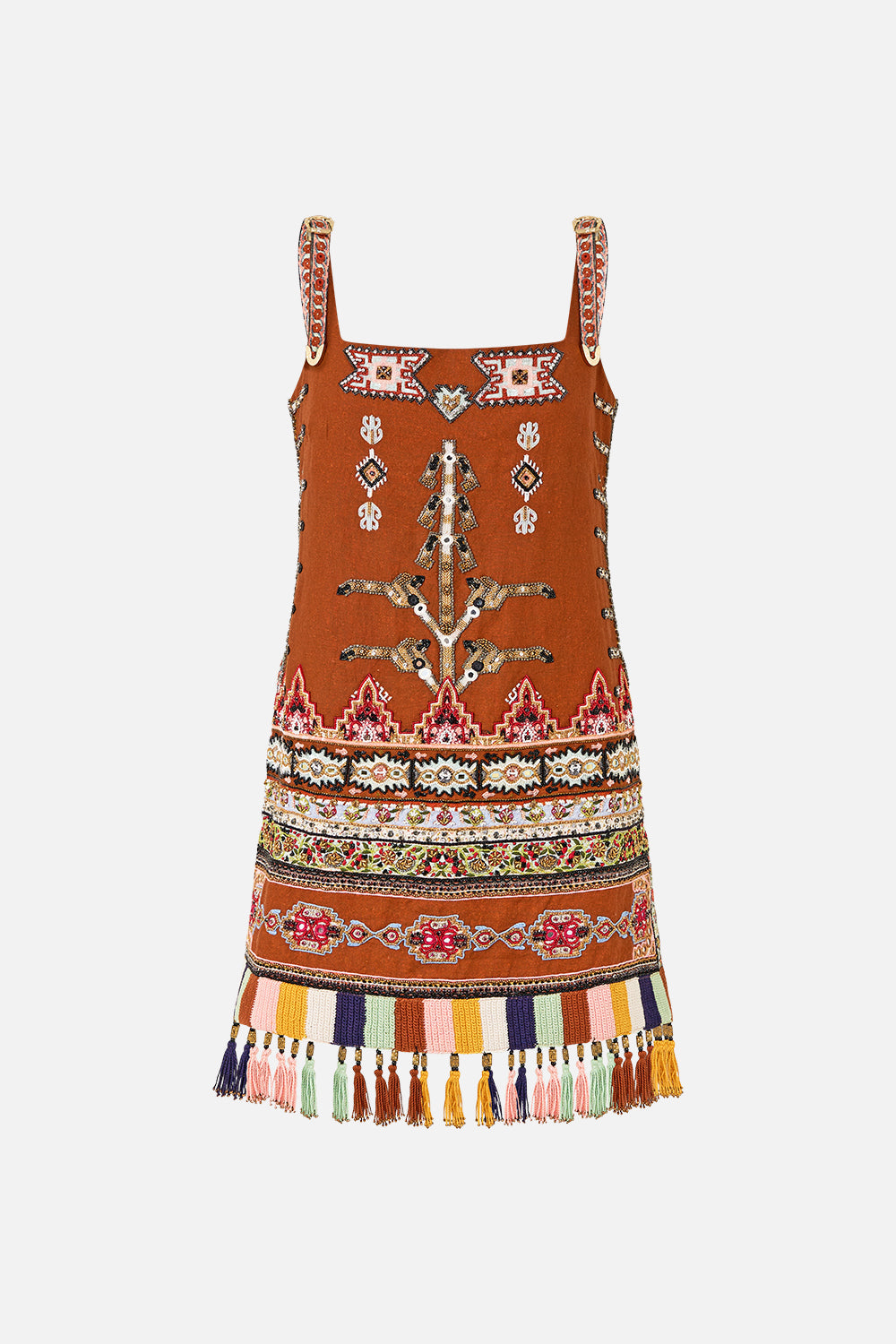 SQUARE NECK SHIFT DRESS FABRIC OF TIME