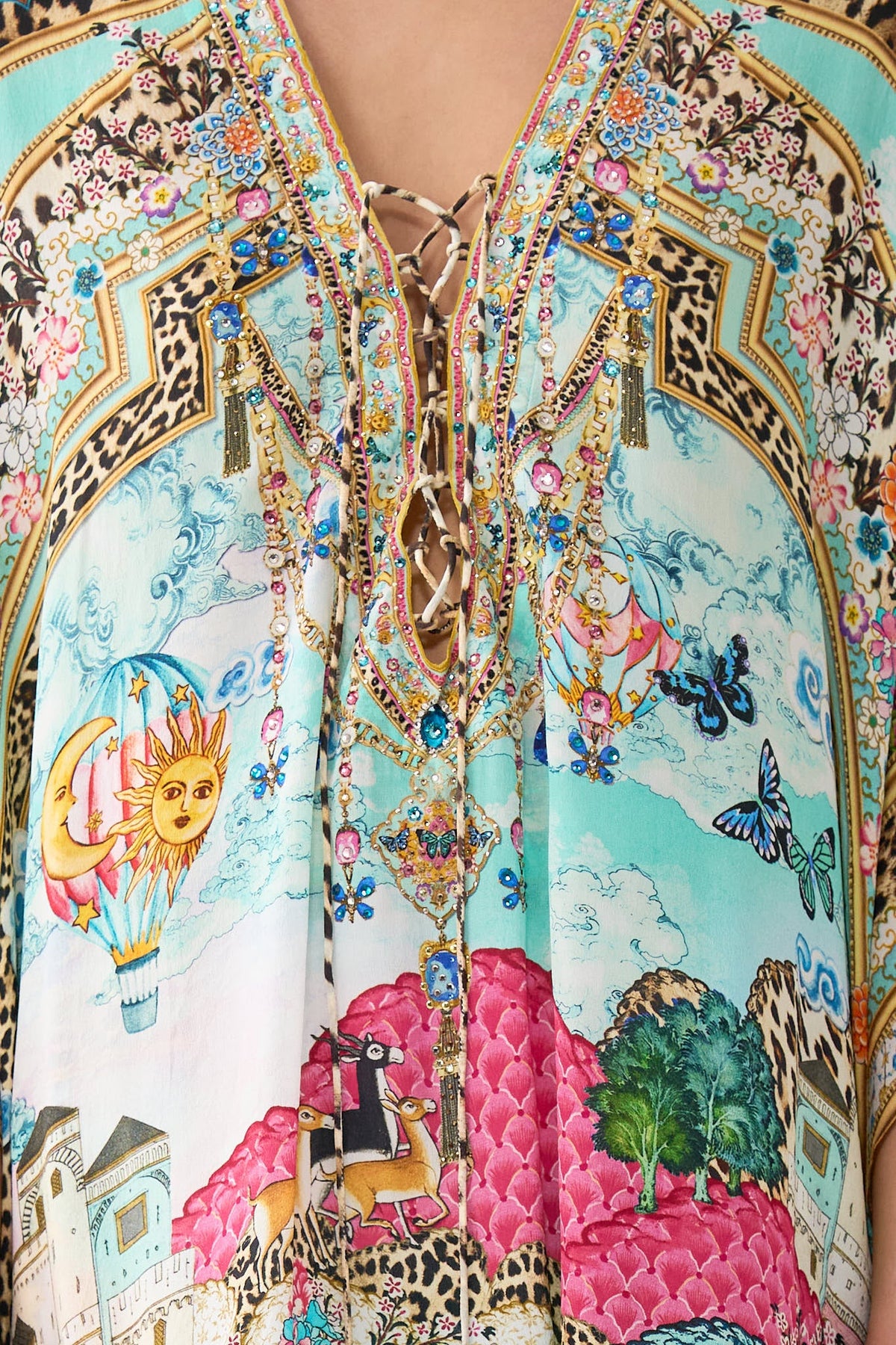 SHORT LACE UP KAFTAN MINIATURE MOMENTS