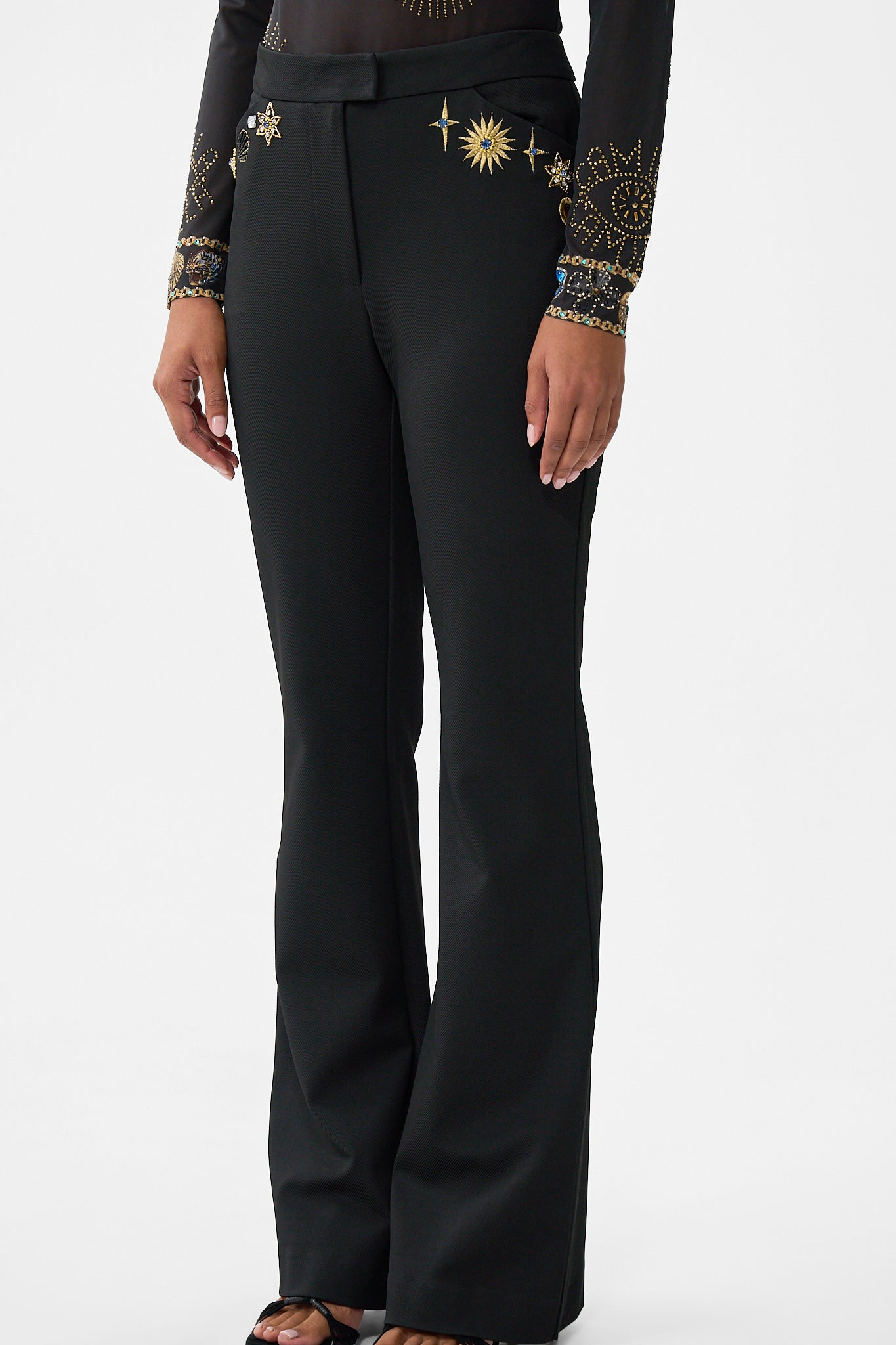 The CAMILLA MID LENGTH BOARDSHORT WITH ELASTIC WAIST THEY CALLED HER NEFERTARI in our  print.