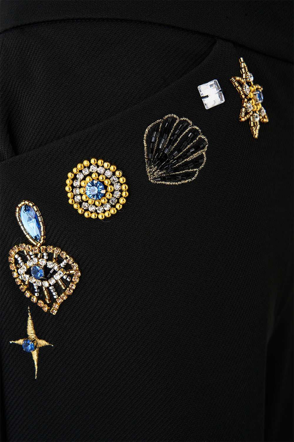 MID RISE FIT AND FLARE TROUSER AMULETS AND ALCHEMY