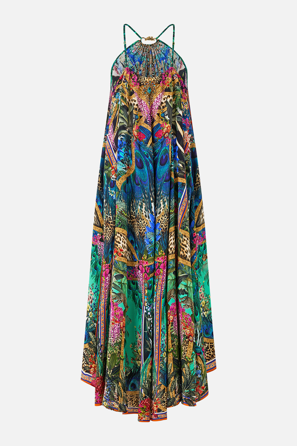 The CAMILLA MID LENGTH BOARDSHORT WITH FIXED WAIST PAPERS AND CURIOUS CAPERS in our  print.