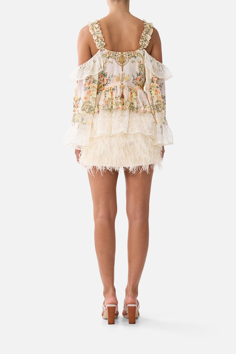 The CAMILLA SHEER WIDE LEG PANT TALISMANS OF TURKIYE in our  print.