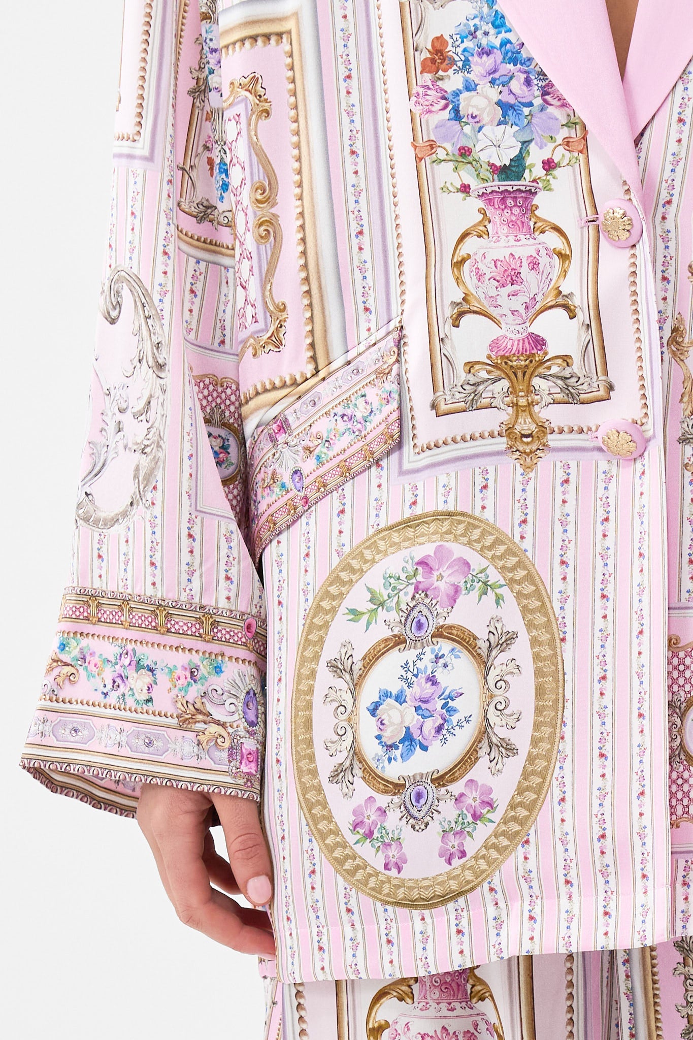The CAMILLA A-LINE FRILL DRESS THE BOSPHOROUS in our THE BOSPHOROUS print.