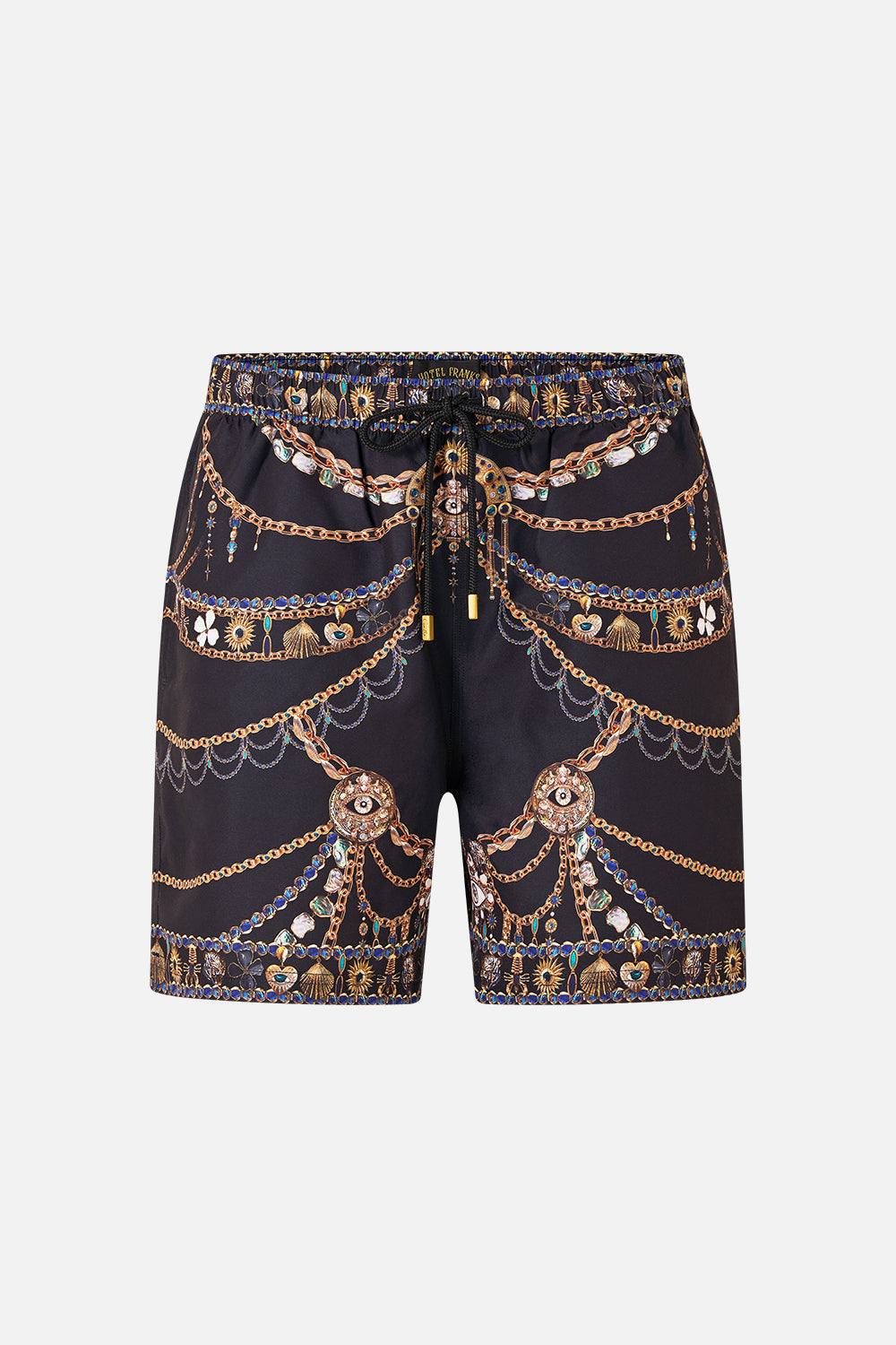 The CAMILLA SHORT SLEEVE CAMP COLLARED SHIRT THE BOSPHOROUS in our  print.