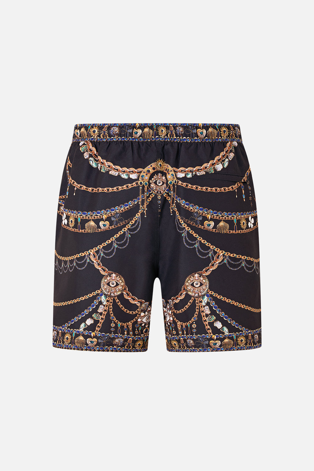 The CAMILLA SHORT SLEEVE CAMP COLLARED SHIRT THE BOSPHOROUS in our  print.
