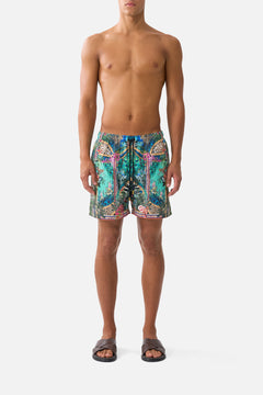 MID LENGTH BOARDSHORT WITH ELASTIC WAIST ANIMAL ALCHEMY